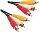 Cable 3x RCA male - 3x RCA male 5m (18120)