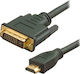 Powertech 3m DVI-D male to HDMI male Cable Black (CAB-H024)