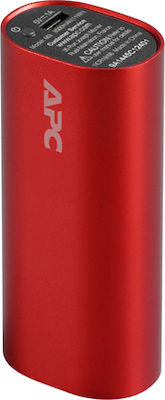 APC Mobile Power Pack 3000mAh με Θύρα USB-A Κόκκινο