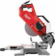 Milwaukee M18 SMS 216-0 Φαλτσοπρίονο Μπαταρίας Συρόμενο με Οδηγό Laser & Διάμετρο 216mm Solo