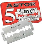 Bic Astor Stainless Ανταλλακτικές Λεπίδες 5τμχ