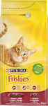 Purina Friskies Dry Food for Adult Cats with Beef / Chicken / Vegetables 2kg