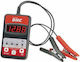 DHC BT222 Ψηφιακό Battery Tester με Κροκοδειλάκια