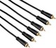 HAMA Cable Component male - Component male 1.5m (00123306)