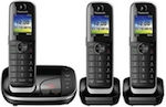 Panasonic KX-TGJ323 Cordless Phone (Triple Set) Black