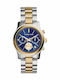 Michael Kors Runway Women's Watch Chronograph with Metal Bracelet