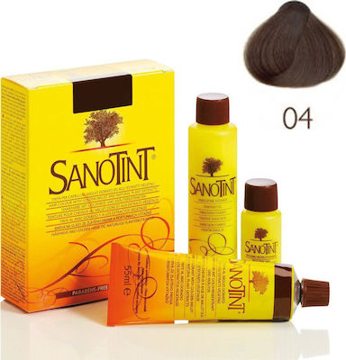 Sanotint Classic Set Hair Dye no Ammonia 04 Open chestnut 125ml