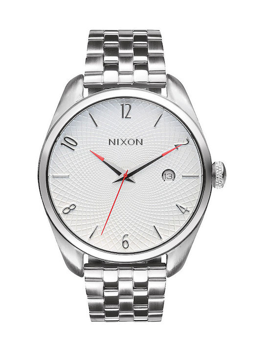 Nixon Uhr Batterie mit Silber Metallarmband A418-100-00