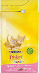 Purina Friskies Junior Trockenfutter für junge Katzen mit Huhn / Gemüse Milch 1.5kg