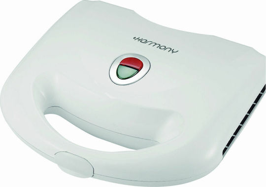 Harmony Τοστιέρα για 2 Τοστ 750W Λευκή