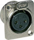Jb Systems Щепсел XLR женски Сребрист (1306)