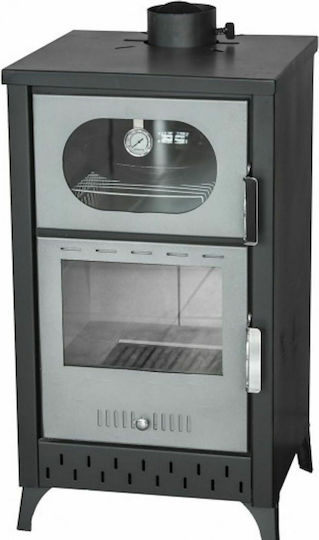 Agorastos ΣΑ-250 Oțel Soba pe lemne cu Cuptor 15.5kW Gri