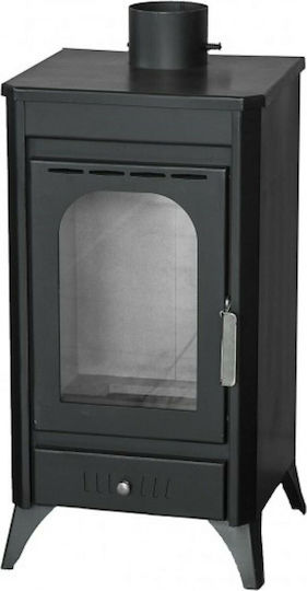 Agorastos ΣΑ-40 Stahl Holzofen 11kW Schwarz