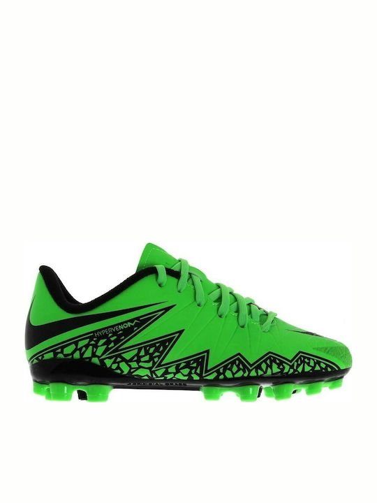 Nike Παιδικά Ποδοσφαιρικά Παπούτσια Hypervenom Phelon Ii Geformt Grün