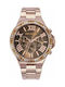 Mark Maddox Watch Chronograph with Pink Gold Metal Bracelet MM0013-43