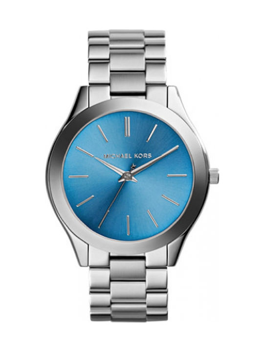 Michael Kors Slim Women's Watch with Silver Metal Bracelet