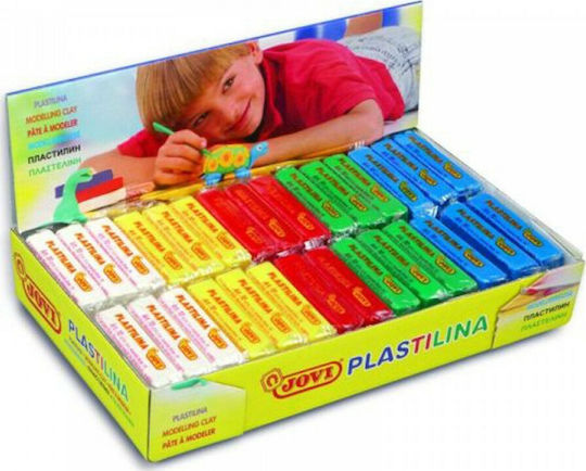 Jovi Basic 5 Κουτί Πλαστελίνης για 3+ Ετών (Διάφορα Χρώματα)