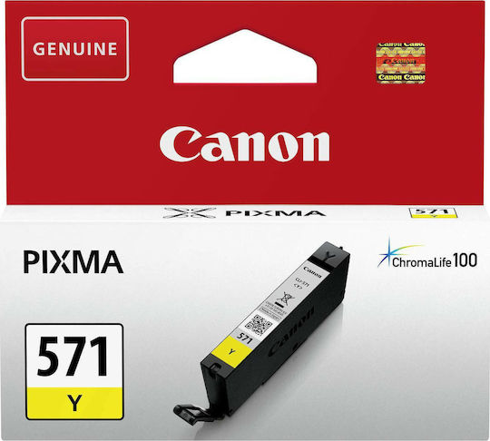 Canon CLI-571 Original Cerneală Imprimantă InkJet Galben (0388C001)