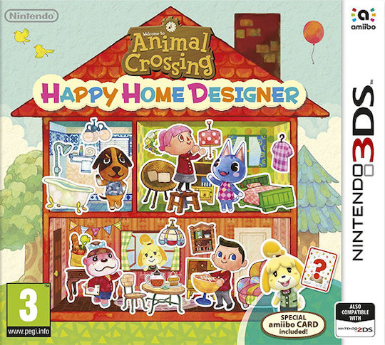 Animal Crossing Happy Home Designer & Amiibo Card Ediția Joc 3DS