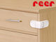 Reer Cabinet & Drawer Protector with Sticker made of Plastic in White Color 4εκ. 1pcs