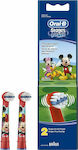 Oral-B Stages Power Replacement Heads for Electric Toothbrush for 3+ years 2pcs Mickey