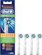 Oral-B Cross Action 3 & 1 Extra Ανταλλακτικές Κεφαλές για Ηλεκτρική Οδοντόβουρτσα 4τμχ