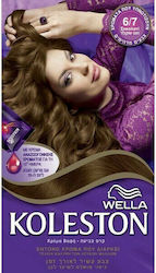 Wella Koleston Kit Vopsea De Păr 6/7 Castaniu C...