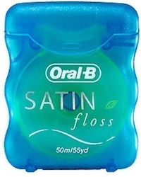 Oral-B Satin Floss Gewachst Zahnseide mit Geschmack Minze 25m 1Stück