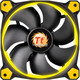 Thermaltake Riing 14 LED Yellow 140mm 3-Pin Yel...