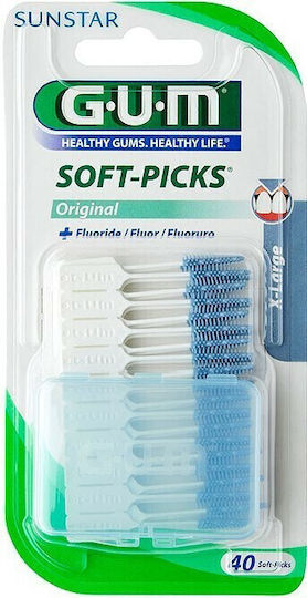 GUM Soft Picks Original Interdental Brushes Extra Large Green 6pcs