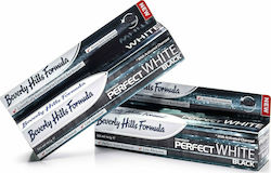 Beverly Hills Formula Perfect White Black Toothpaste with Activated Carbon for Whitening