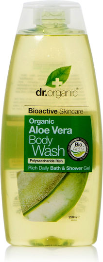 Dr.Organic Aloe Vera Αφρόλουτρο σε Gel με Βρώμη Καταπραϋντικό 250ml