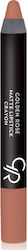 Golden Rose Matte Crayon Pencil Lipstick