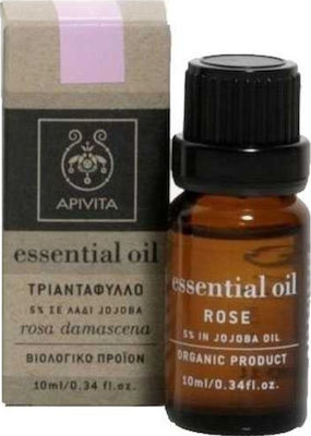 Apivita Organic Essential Oil Rose 5% in Jojoba Oil 10ml