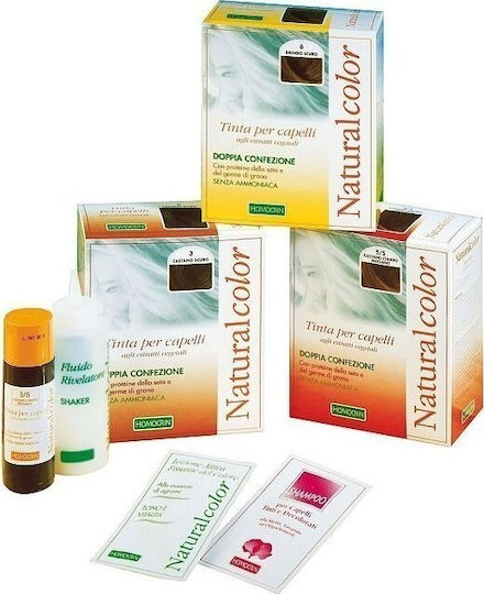 Specchiasol Homocrin Natural Color Vopsea de Păr fără amoniac 7/34 Blond Auriu Bronz 236ml