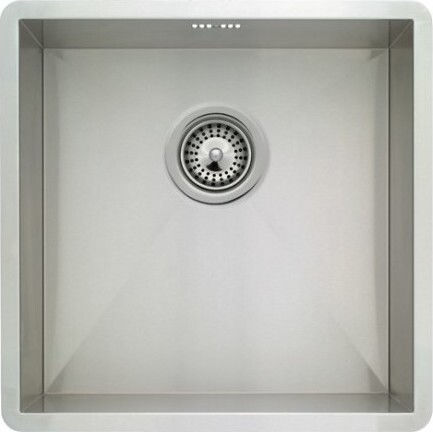Macart Quattro Undermount Sink Inox Satin W45xD40cm Silver