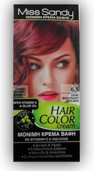 Miss Sandy Hair Color Cream 6/5 Ξανθό Σκούρο Ακαζού