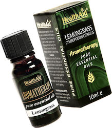 Health Aid Pure Essential Organic Essential Oil Lemongrass 10ml