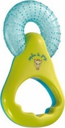 Sophie La Girafe Sophie the Giraffe Μασητικός Κρίκος Οδοντοφυΐας με Gel από Σιλικόνη για 3 m+ Πράσινο/Μπλε