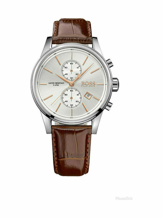Hugo Boss Jet Herrenuhr 41mm Chronograph Batterie mit Braun