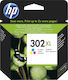HP 302XL Cartuș de cerneală original pentru imprimante InkJet Multiplu (culoare) (F6U67AE)