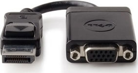 Dell Display Port To VGA Converter DisplayPort male to VGA female 1pcs