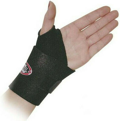 Johns 120123 Adjustable Wrist Brace with Thumb Support Black