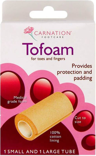Carnation Pansamente Tofoam din Silicon pentru Călcâie Crăpate 2buc