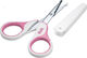 Nuk Baby Nail Scissors 10.256.257 Pink 1pcs