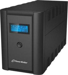 Powerwalker VI 2200 LCD UPS Line-Interactive 2200VA 1200W with 2 Schuko Power Plugs