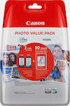 Canon PG-545XL/CL-546XL Photo Value Pack με 2 Μελάνια Εκτυπωτή InkJet Μαύρο / Πολλαπλό (Color) (8286B006)
