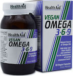 Health Aid Vegan Omega 3 6 9 Κατάλληλο για Παιδιά 60 φυτικές κάψουλες