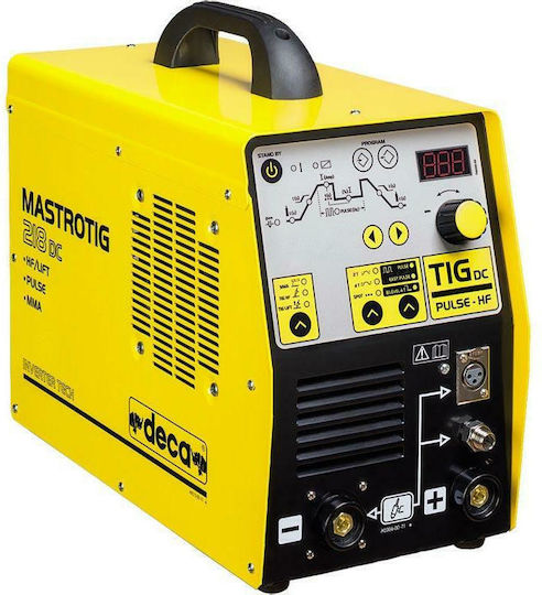 Deca MASTROTIG 218 DC Sudură Inverter TIG / MMA cu Curent Maxim de Sudare 200A și Ciclu de Lucru 30%