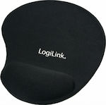 LogiLink Mouse Pad with Wrist Support Black 230mm GEL